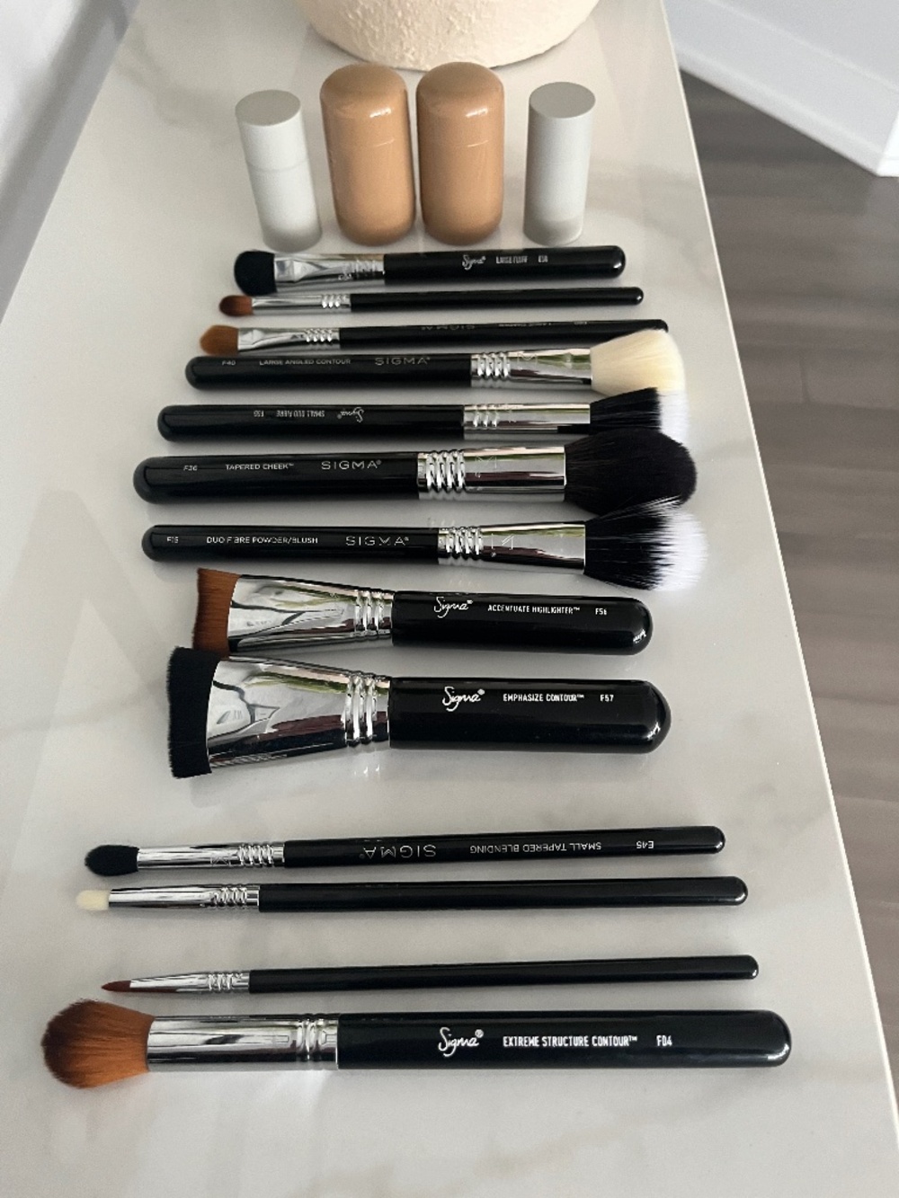 WESTMAN ATELIER, RHODE Blush sticks and SIGMA Brushes